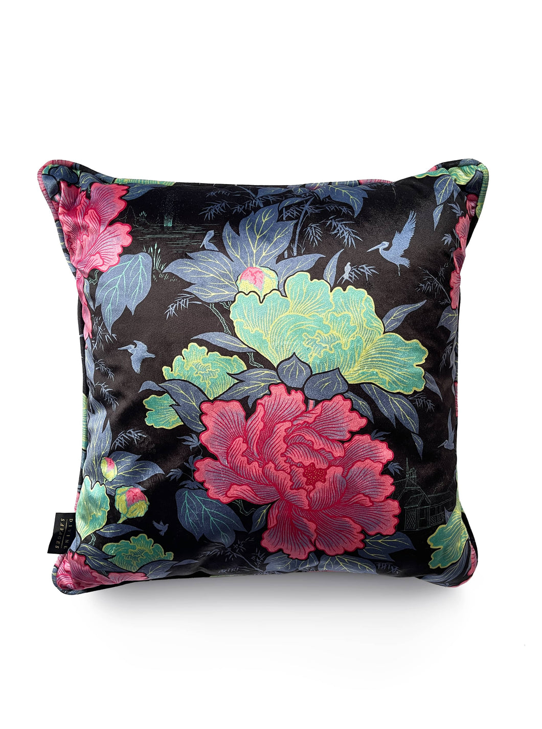 Sample Sale: Bloomin' Marvellous Neon Nights Velvet Cushion