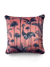 Load image into Gallery viewer, Sample Sale: Crane Fonda Coral Pink Piped Cushion