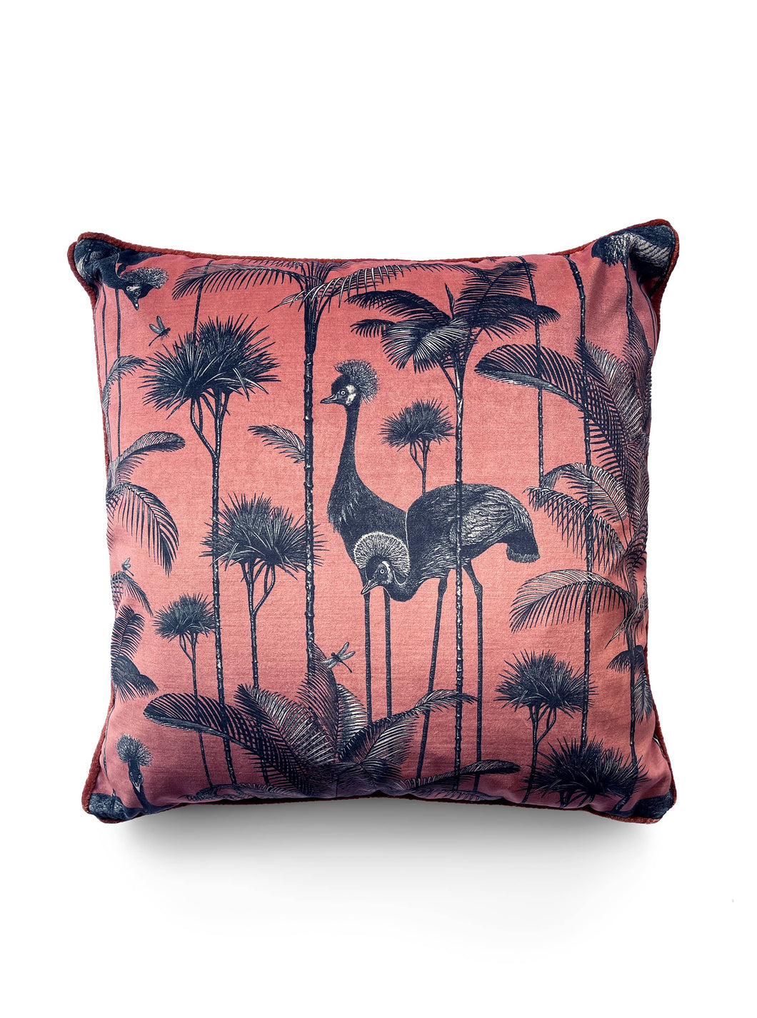 Sample Sale: Crane Fonda Coral Pink Piped Cushion