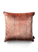 Load image into Gallery viewer, Sample Sale: Kyoto Blossom Lotus Pink Velvet Cushion