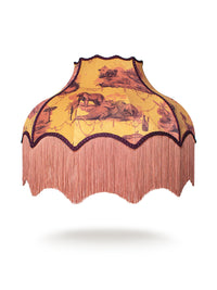 Extinctopia 'Rhubarb & Custard' Fringed Lampshade