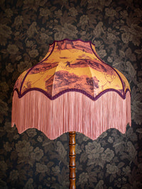 Extinctopia 'Rhubarb & Custard' Fringed Lampshade
