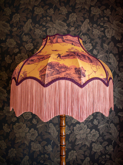 Extinctopia 'Rhubarb & Custard' Fringed Lampshade