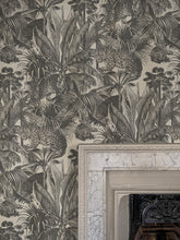 Load image into Gallery viewer, Faunacation &#39;Monochrome&#39; Faux Suede Wallpaper Sample