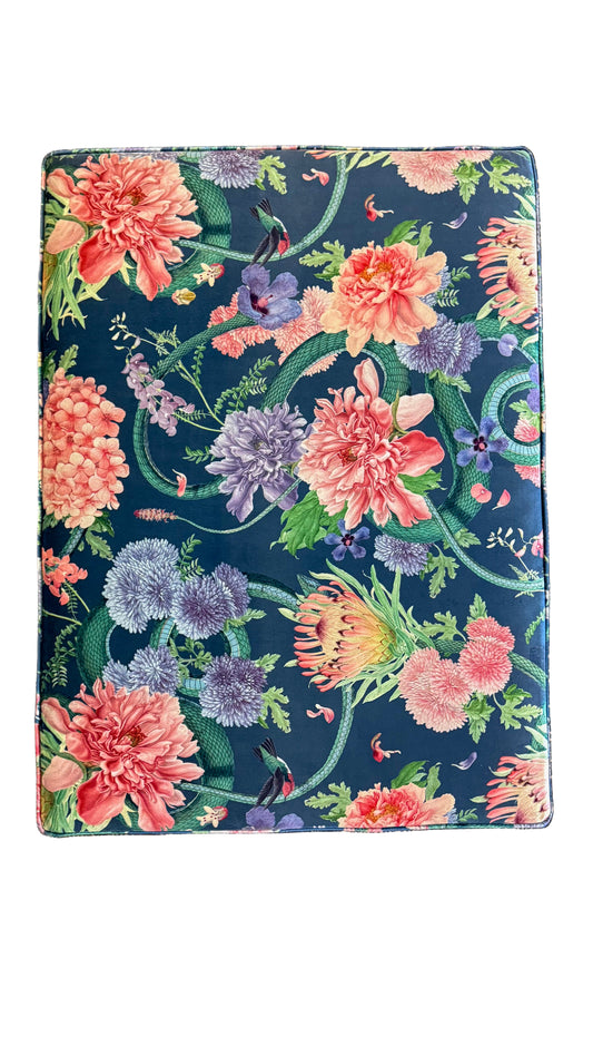 Sample Sale: Forbidden Bloom Velvet Ottoman