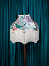 Load image into Gallery viewer, Forbidden Bloom &#39;Peppermint&#39; Fringed Bette Lampshade