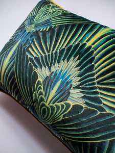 Gershwing 'Parakeet' Rectangle Velvet Cushion