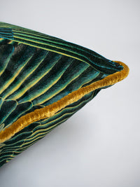 Gershwing 'Parakeet' Rectangle Velvet Cushion