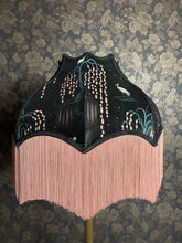 Load image into Gallery viewer, Sample Sale: Kyoto Blossom &#39;Black Cherry&#39; 18&quot; Lampshade