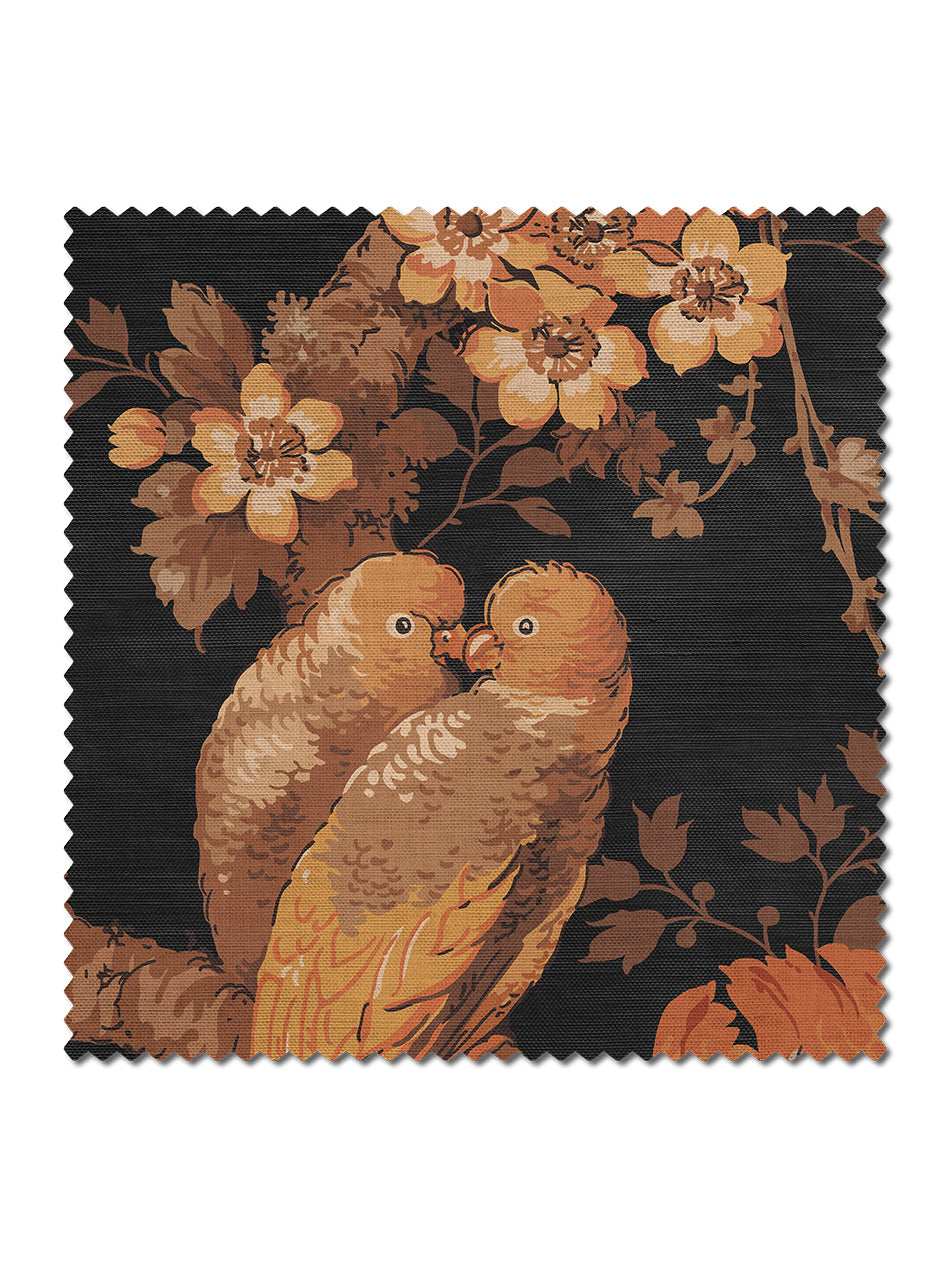 Lovebirds Linen Sample