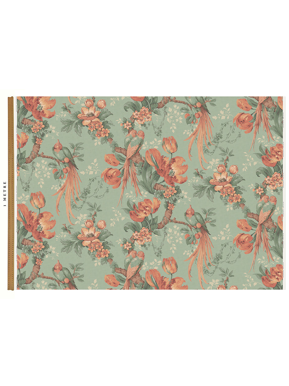 Lovebirds Linen Sample