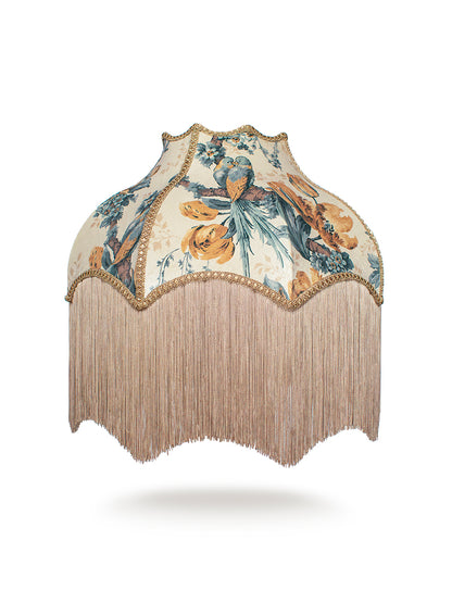Lovebirds 'Honey' Fringed Lampshade