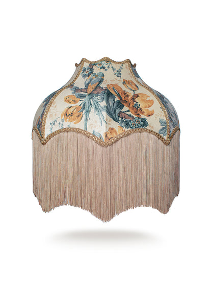 Lovebirds 'Honey' Fringed Lampshade