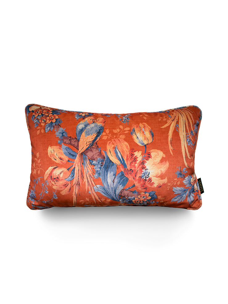 Love Birds 'Sienna' Rectangle Velvet Cushion