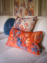 Load image into Gallery viewer, Lovebirds &#39;Sienna&#39; Rectangle Velvet Cushion