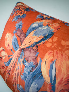 Lovebirds 'Sienna' Rectangle Velvet Cushion