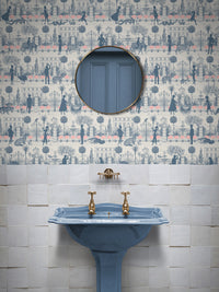 Portobello Parade Wallpaper Sample