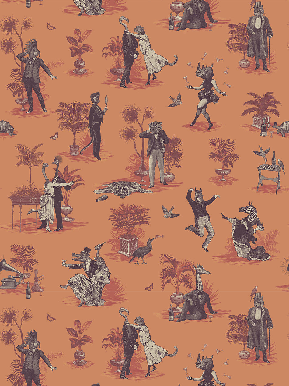 Safari Soiree Wallpaper Sample