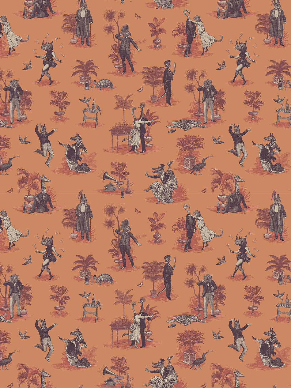 Safari Soiree Wallpaper Sample