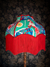 Stallion Rhapsody Fringed Lampshade