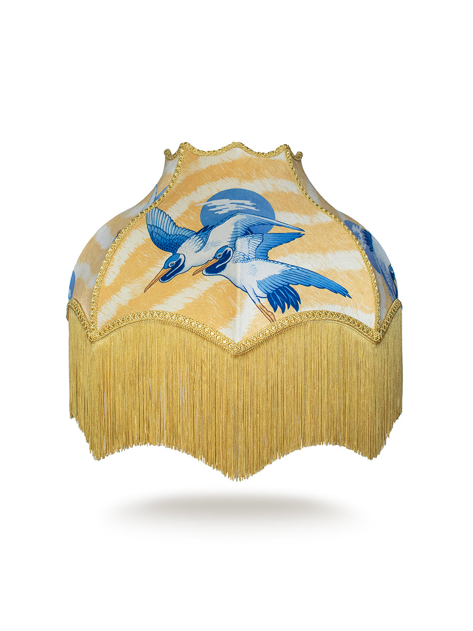 Sunset Dreams Fringed Lampshade