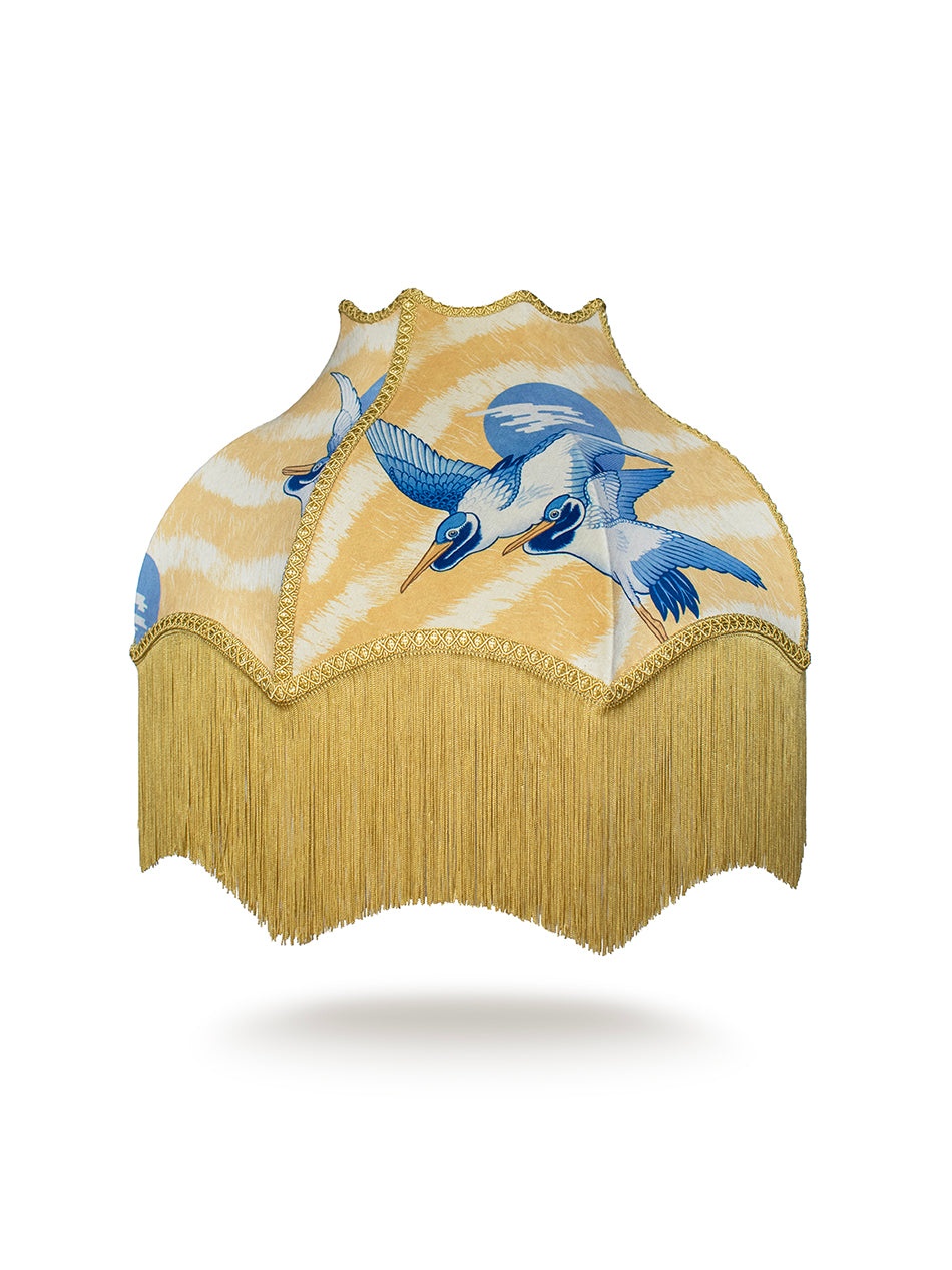 Sunset Dreams Fringed Lampshade