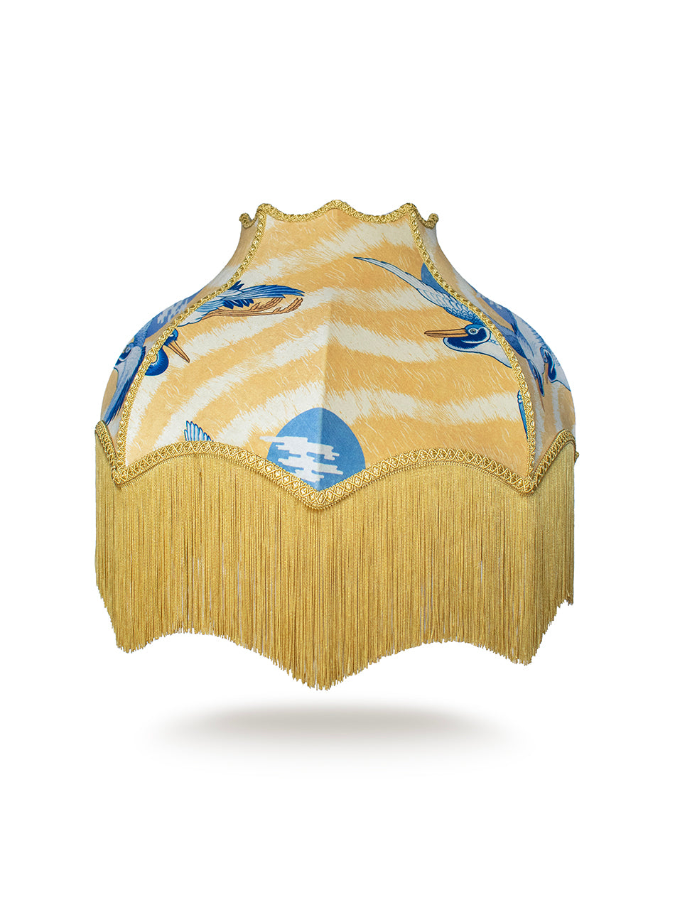 Sunset Dreams Fringed Lampshade