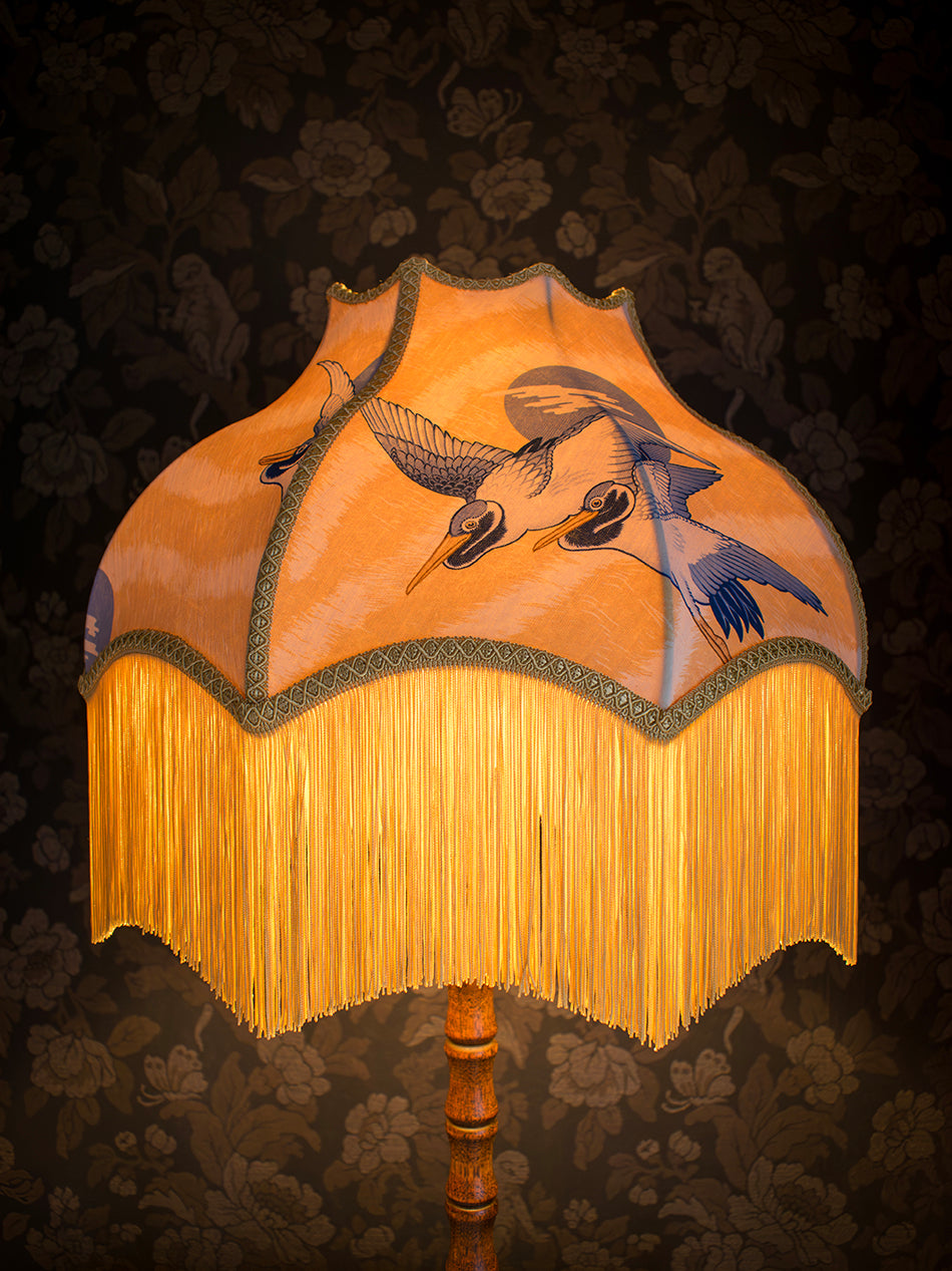 Sunset Dreams Fringed Lampshade