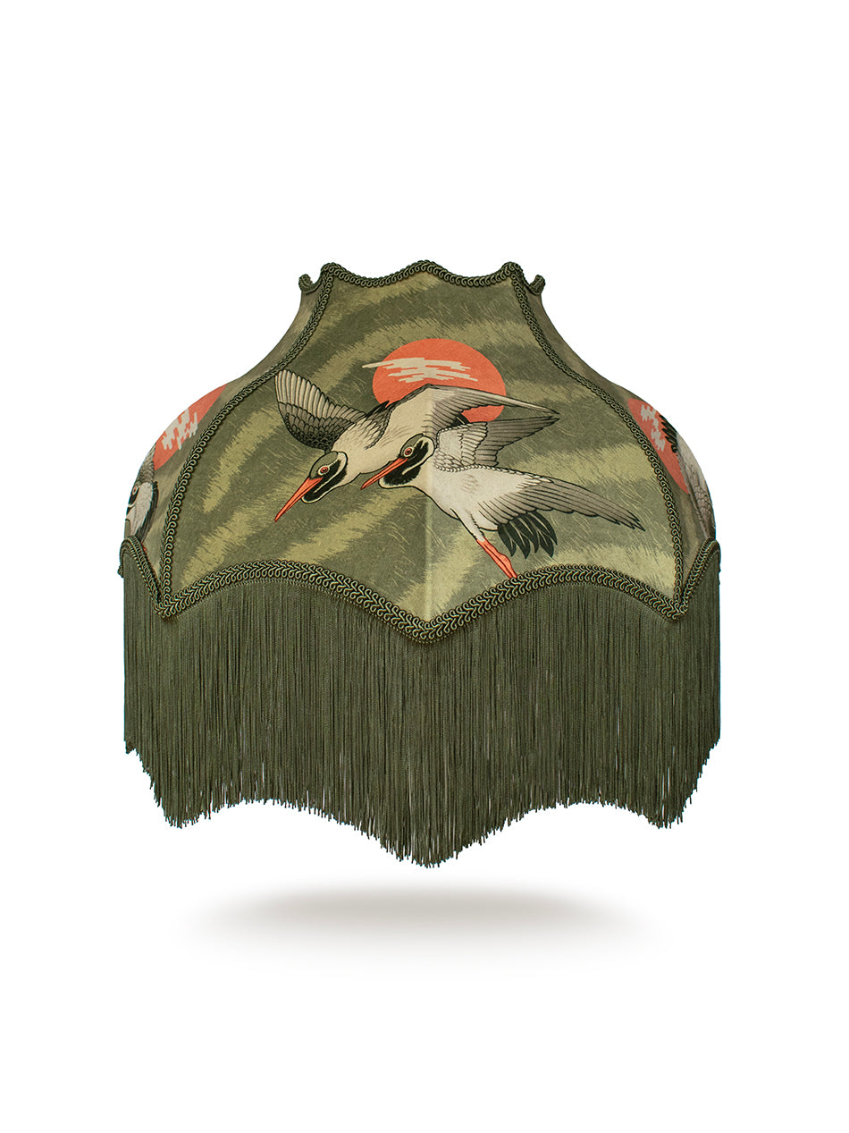 Sunset Dreams Fringed Lampshade