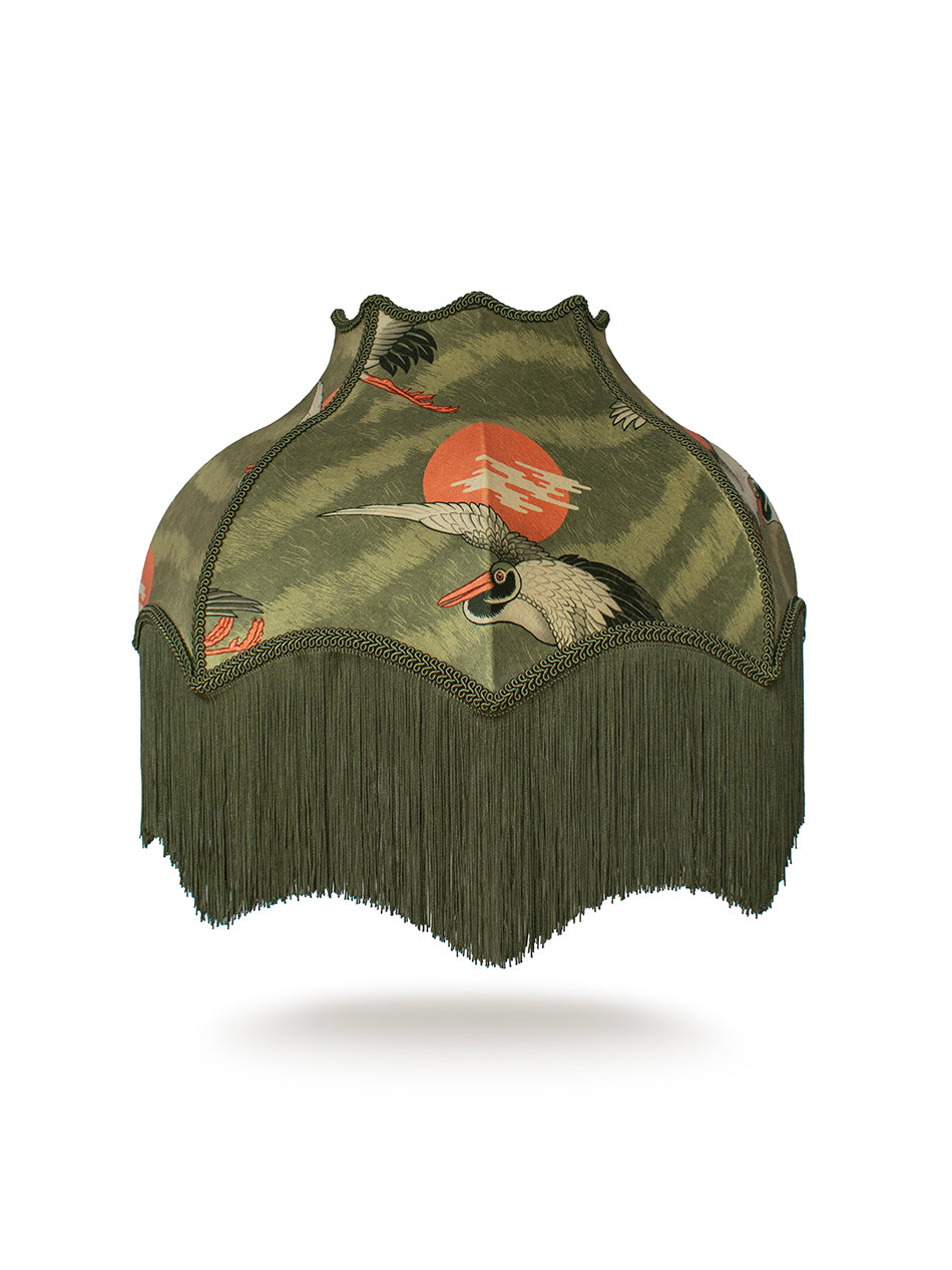 Sunset Dreams Fringed Lampshade