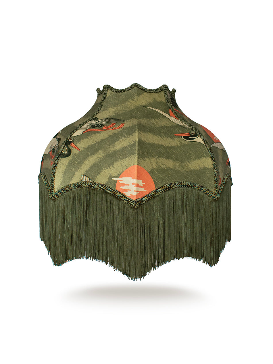 Sunset Dreams Fringed Lampshade