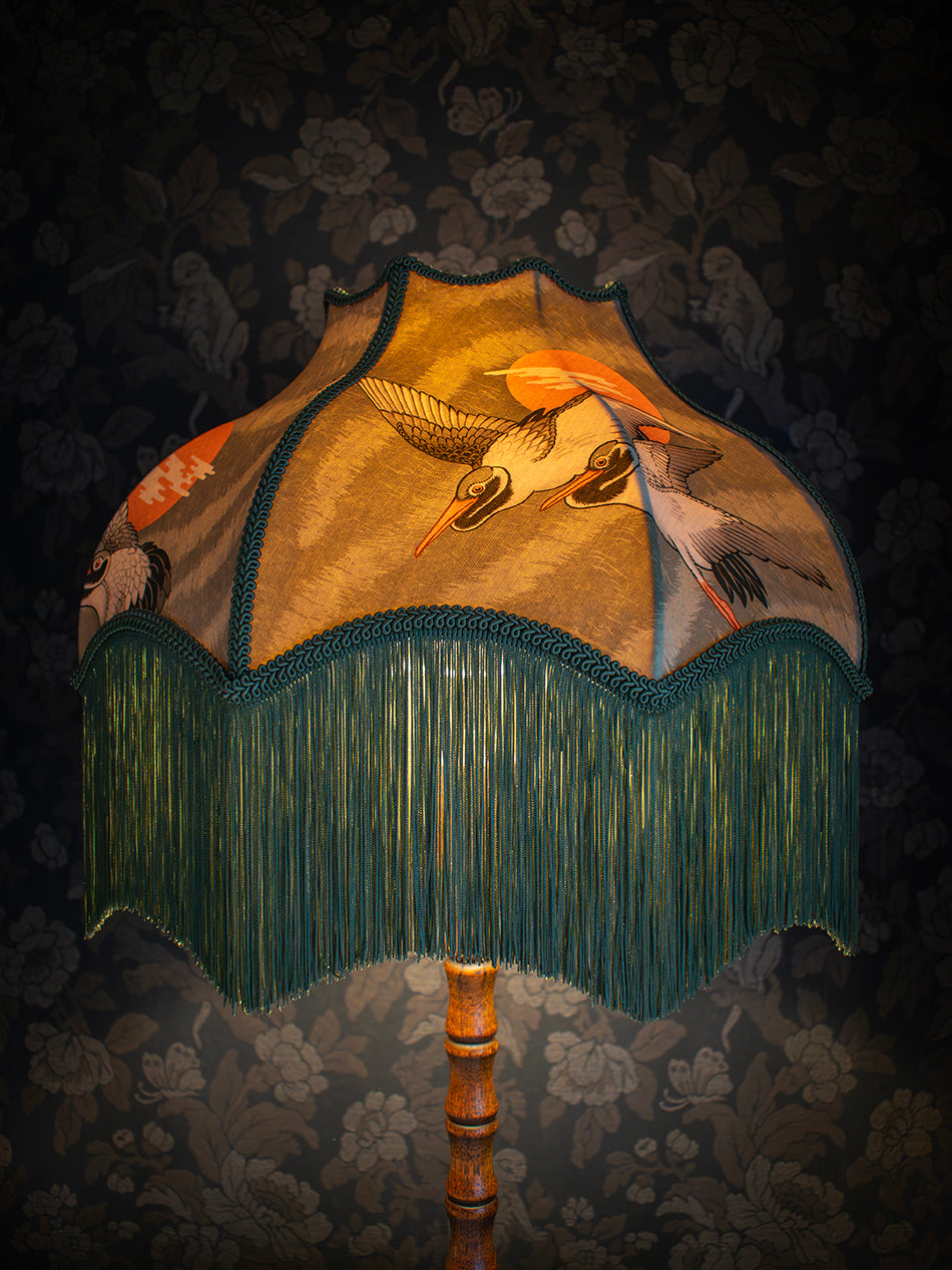 Sunset Dreams Fringed Lampshade