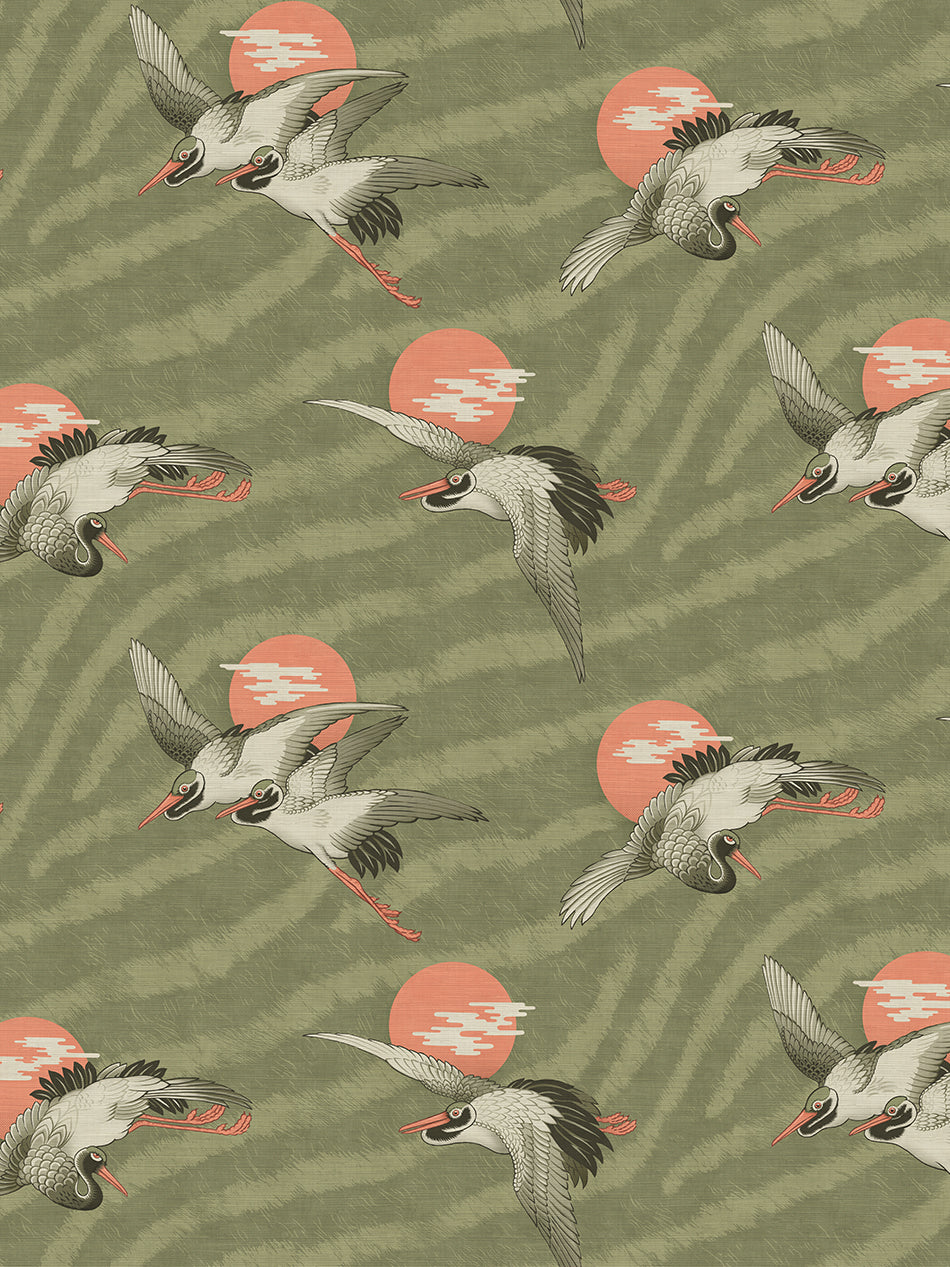 Sunset Dreams Grasscloth Wallpaper By The Metre
