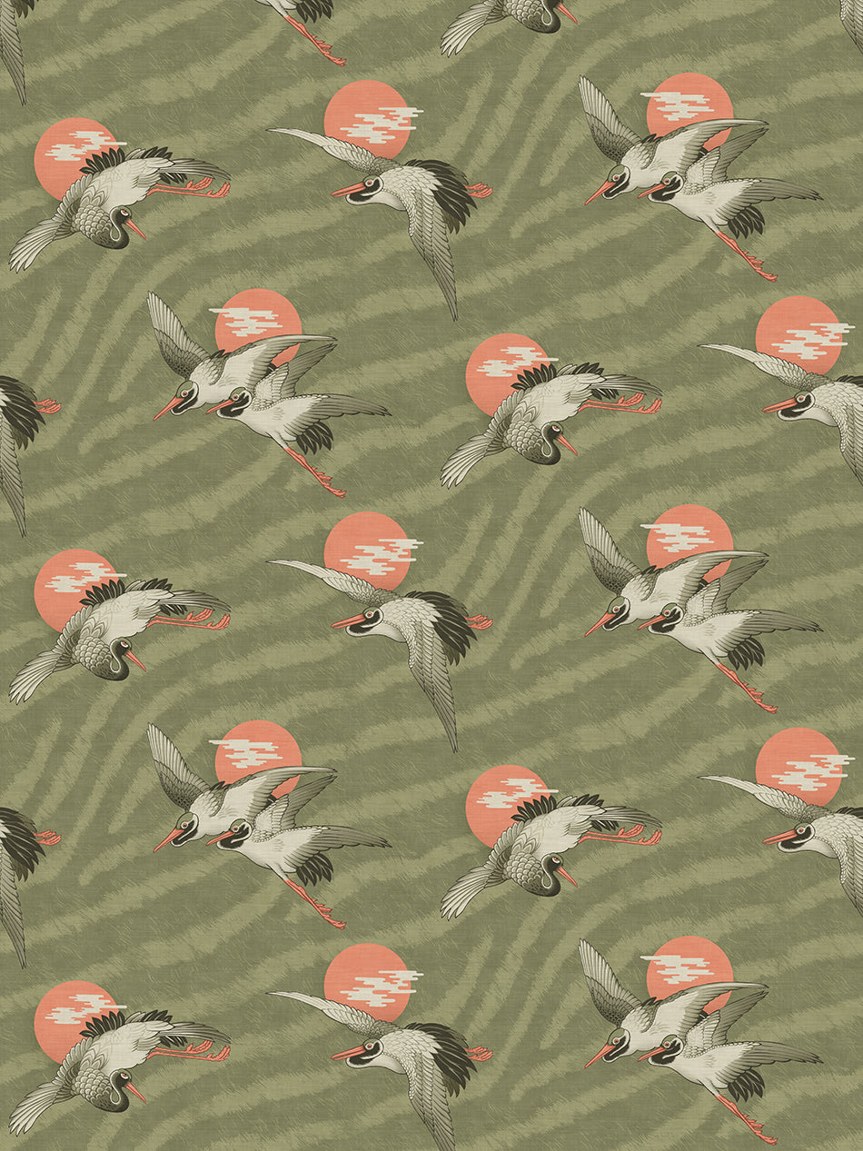 Sunset Dreams Grasscloth Wallpaper By The Metre