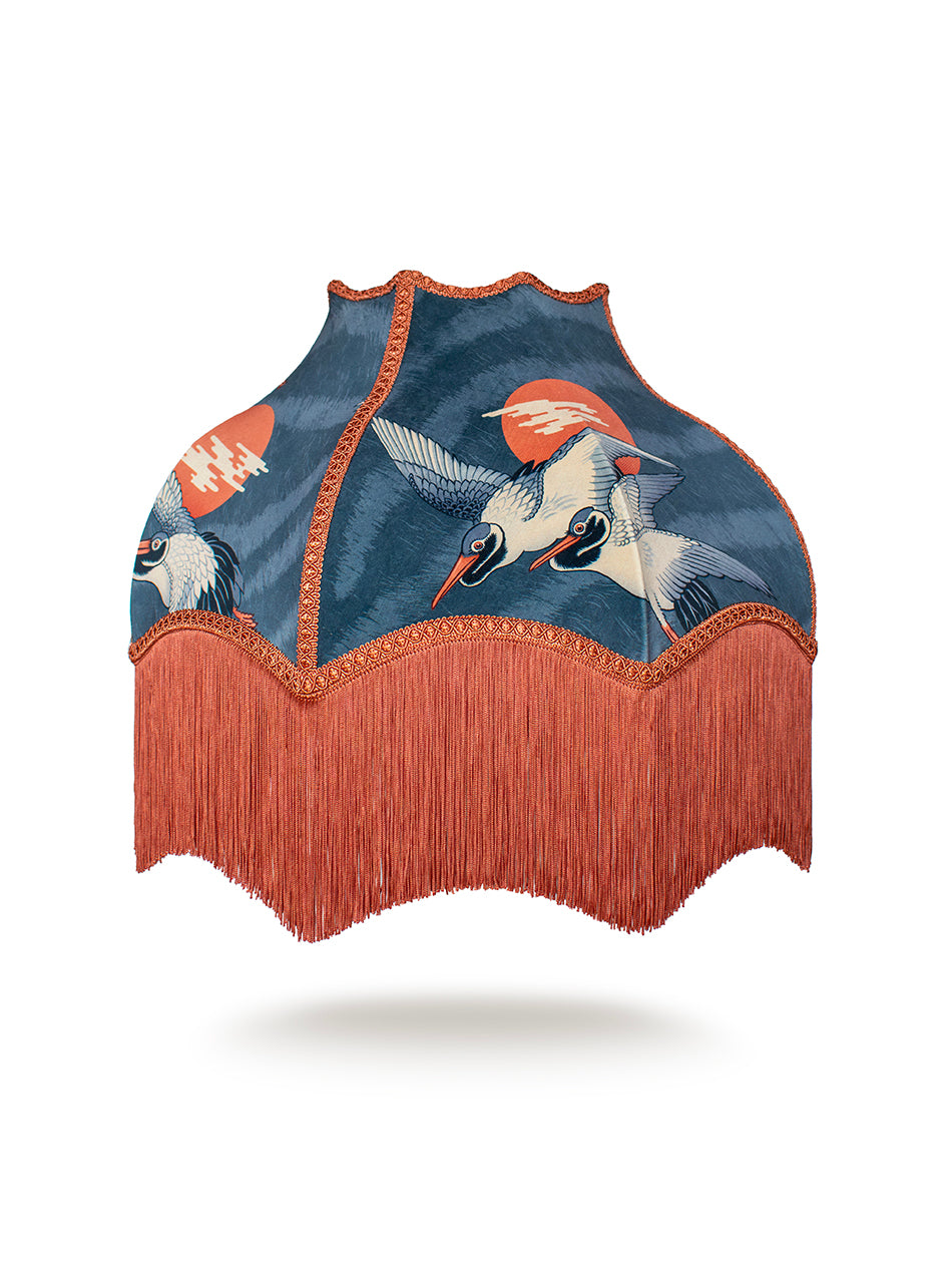 Sunset Dreams Fringed Lampshade