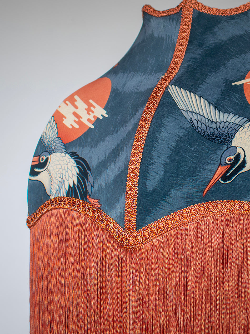 Sunset Dreams Fringed Lampshade