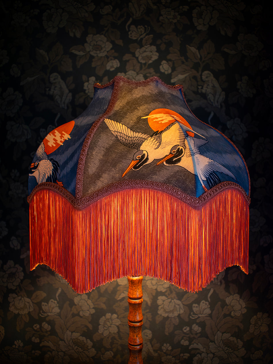 Sunset Dreams Fringed Lampshade