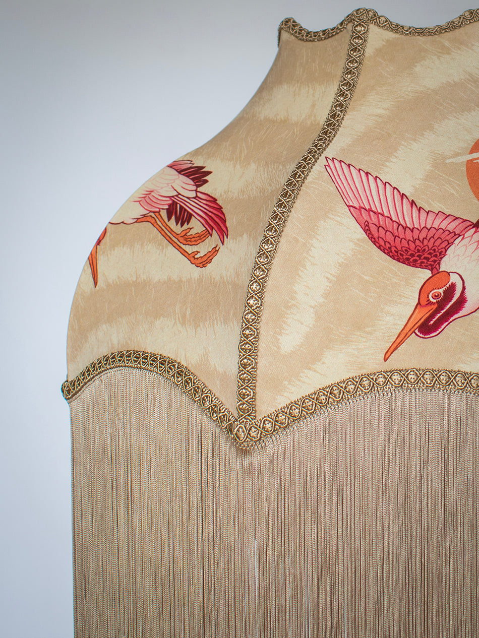 Sunset Dreams Fringed Lampshade