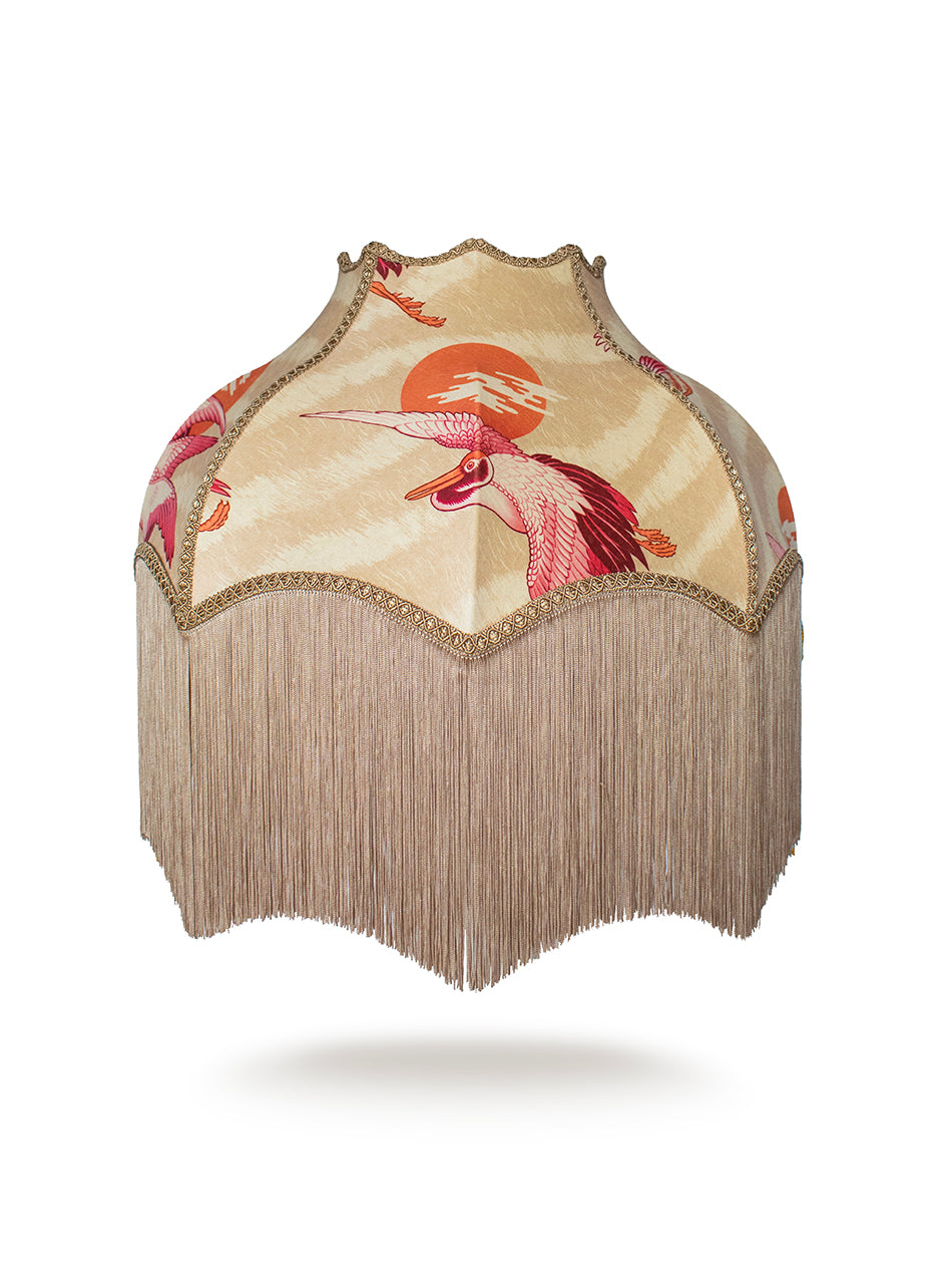 Sunset Dreams Fringed Lampshade