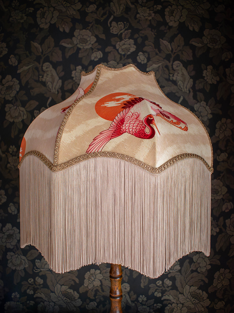 Sunset Dreams Fringed Lampshade