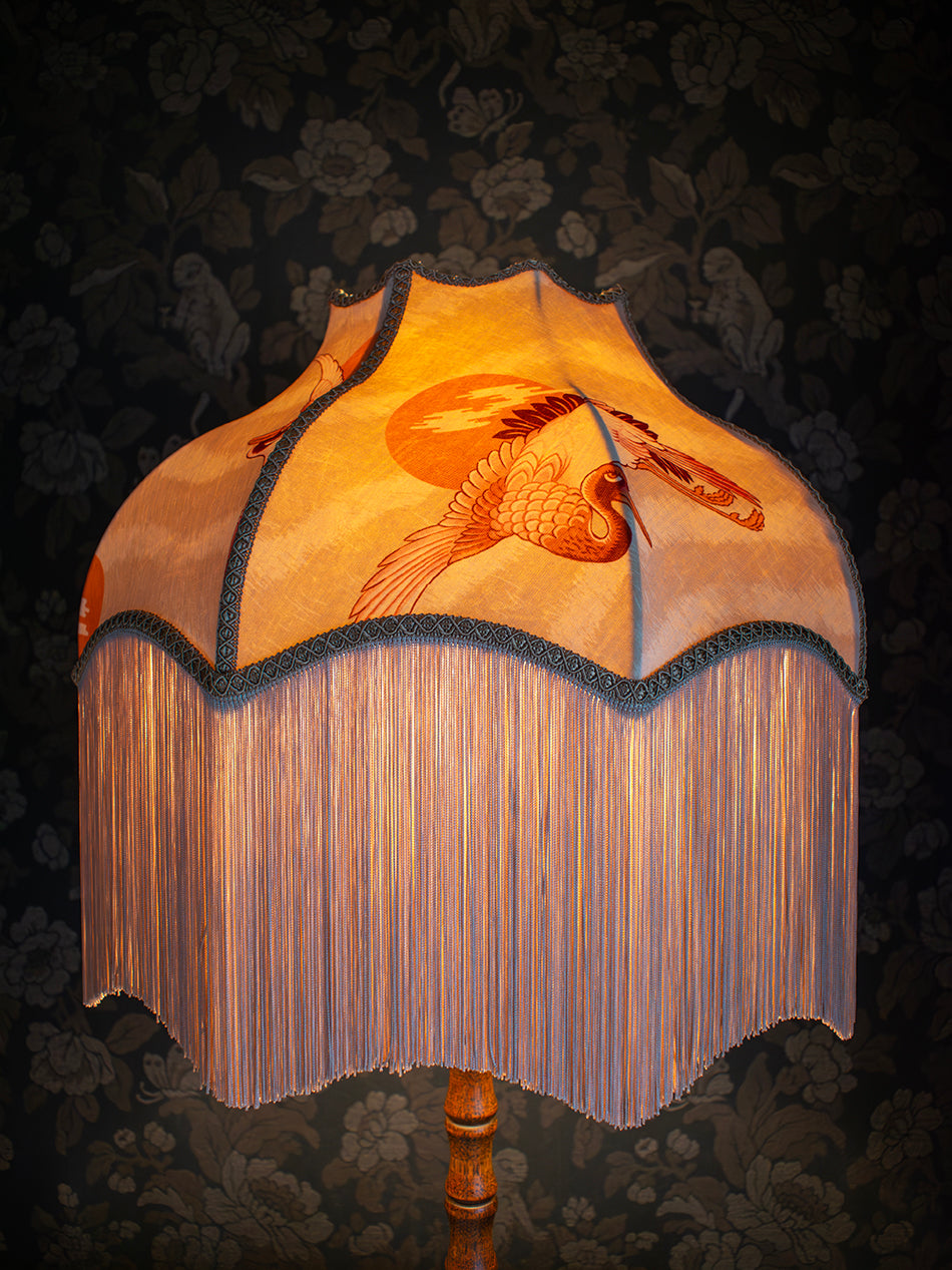 Sunset Dreams Fringed Lampshade