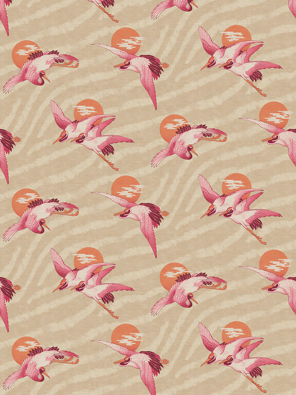 Sunset Dreams Grasscloth Wallpaper By The Metre