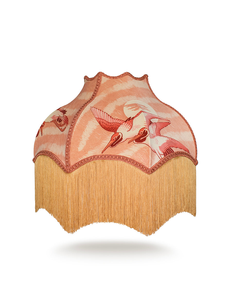 Sunset Dreams Fringed Lampshade