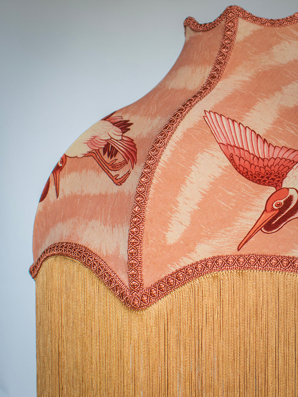 Sunset Dreams Fringed Lampshade