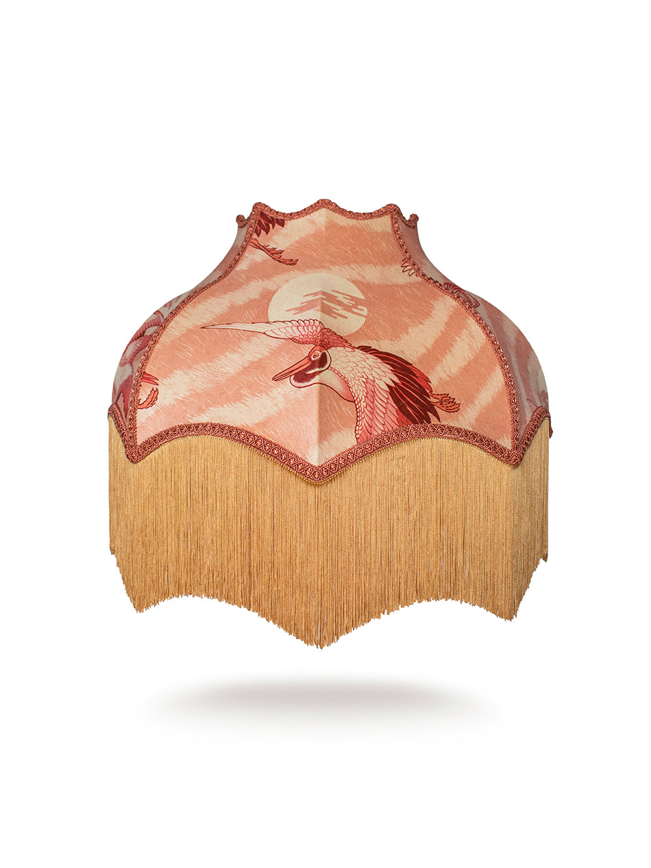 Sunset Dreams Fringed Lampshade