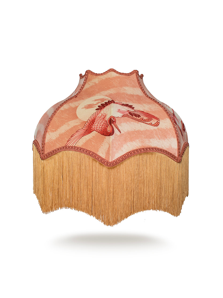 Sunset Dreams Fringed Lampshade