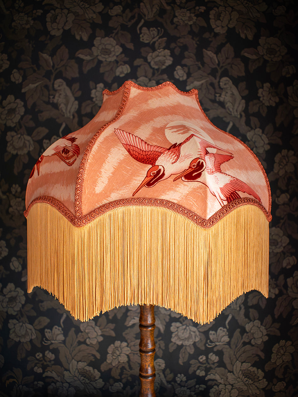 Sunset Dreams Fringed Lampshade