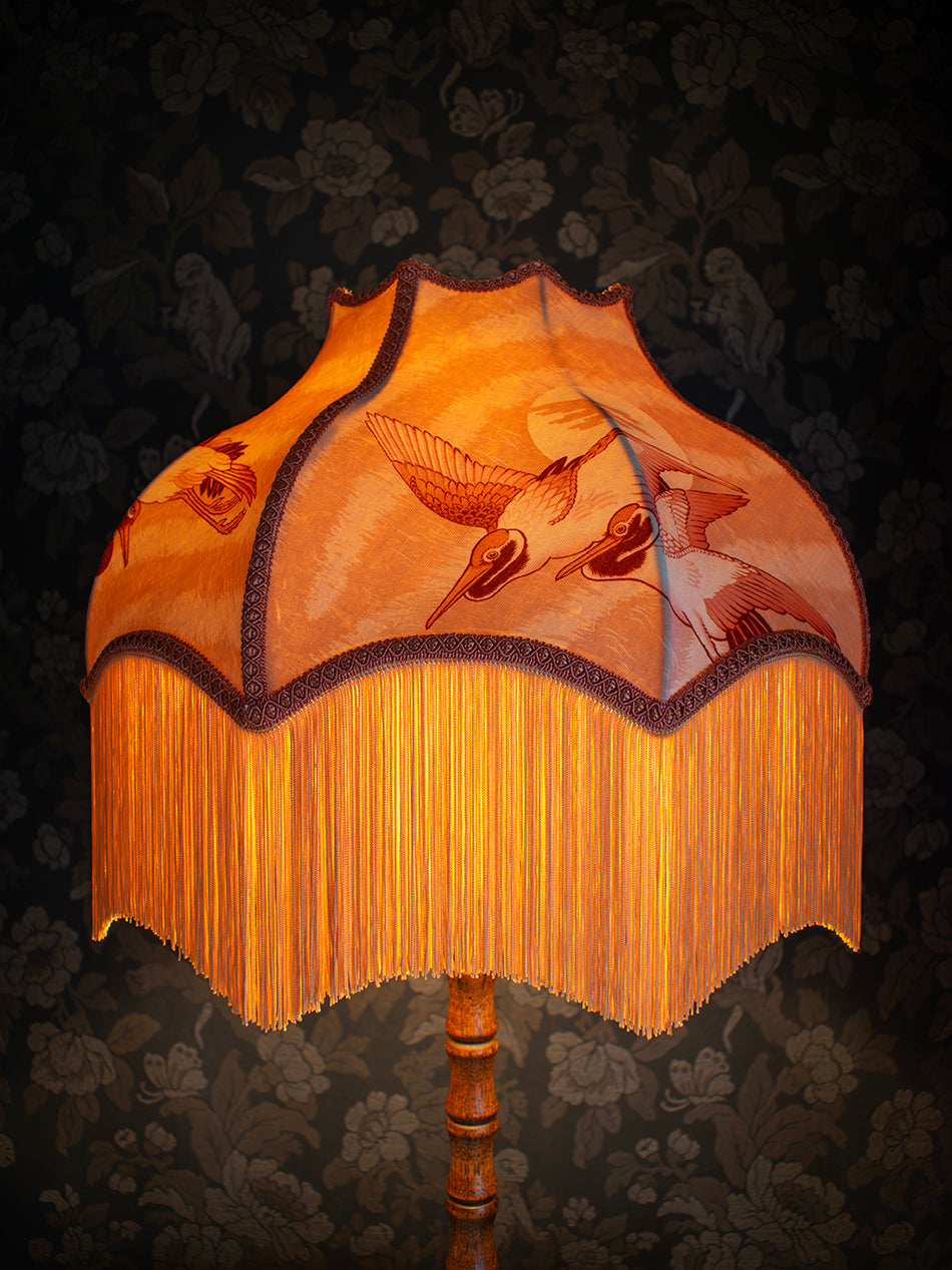 Sunset Dreams Fringed Lampshade