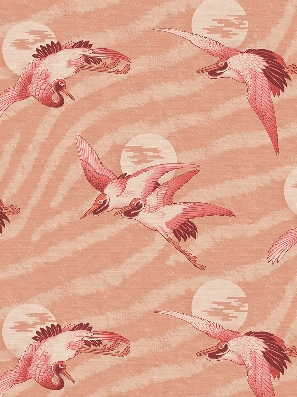 Sunset Dreams Grasscloth Wallpaper By The Metre