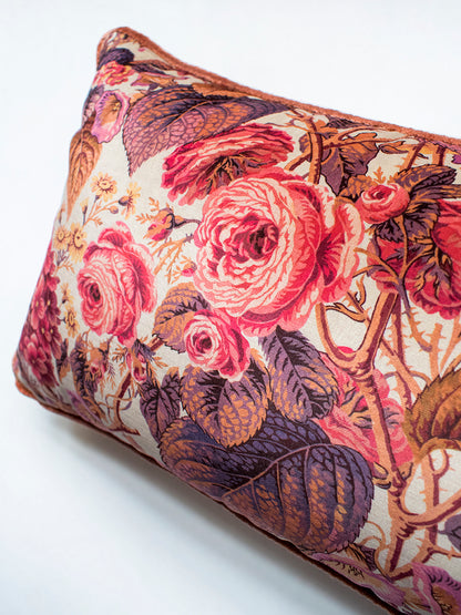 The Brambles Velvet Rectangle Cushion